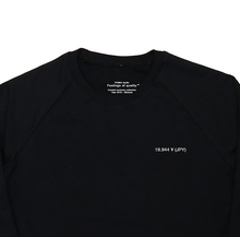 Load image into Gallery viewer, Current Currency&lt;br&gt;Local price sweatshirt&lt;br&gt;Black, 2018