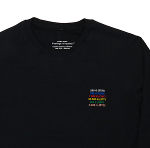 Current Currency<br>Global price sweatshirt<br>Black, 2019